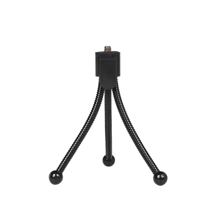 DCA0744_1.webp Mini Metal Desktop Tripod Mount with UNC1/4 screw interface, Max Load: 0.6kg - Image 2