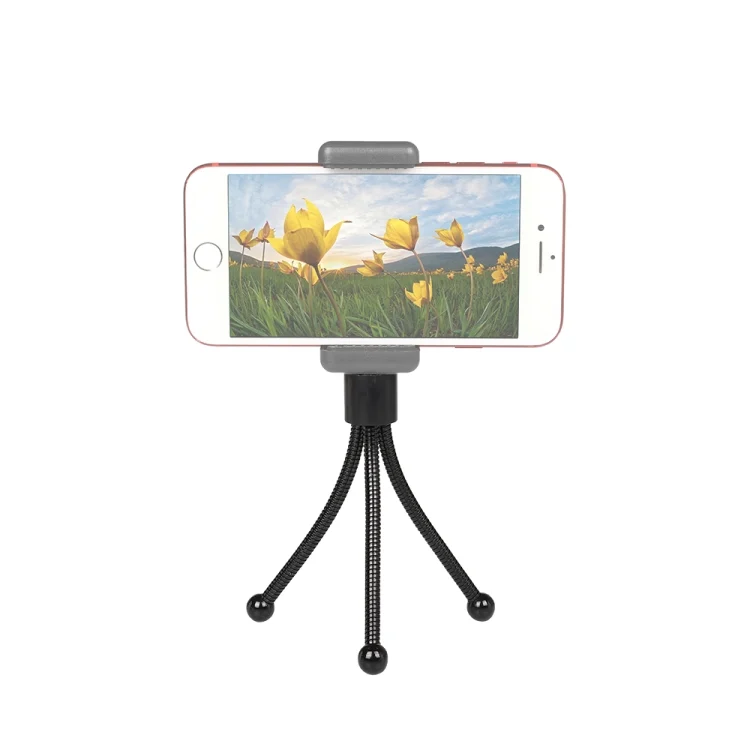 DCA0744_5.webp Mini Metal Desktop Tripod Mount with UNC1/4 screw interface, Max Load: 0.6kg - Image 6