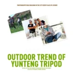 YUNTENG VCT-5208RM Aluminum Magnesium Alloy Leg Tripod Mount with Bluetooth Remote Control & Tripod Head & Phone Clamp for SLR Camera & Smartphones, Height: 125cm - Image 7