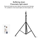 3m Height Professional Photography Metal Lighting Stand Spring Buffer Holder for Studio Flash Light - Image 6