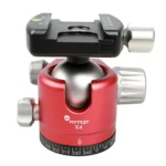 FITTEST X4 Low Center of Gravity High Locking Force Panoramic Ball Head with Quick Release Plate for DSLR & Digital Cameras, Load Max 10kg(Red) - Image 3