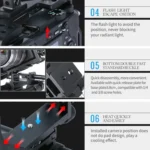 YELANGU C6 Camera Video Cage Stabilizer for Sony A6000 / A6300 / A6500 / A6400 - Image 13