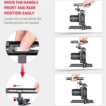 YELANGU C8 YLG0910 Handle Video Camera Cage Stabilizer - Image 8