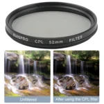 RUIGPRO for GoPro HERO 7/6 /5 Professional 52mm CPL Lens Filter with Filter Adapter Ring & Lens Cap - Image 4
