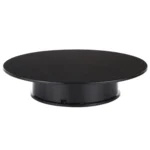 25cm 360 Degree Electric Rotating Turntable Display Stand Video Shooting Props Turntable for Photography, Load 3kg, Powered by Battery