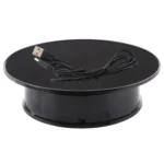 20cm 360 Degree Electric Rotating Turntable Display Stand Photography Video Shooting Props Turntable, Load 1.5kg, Powered by Battery & USB - Image 2