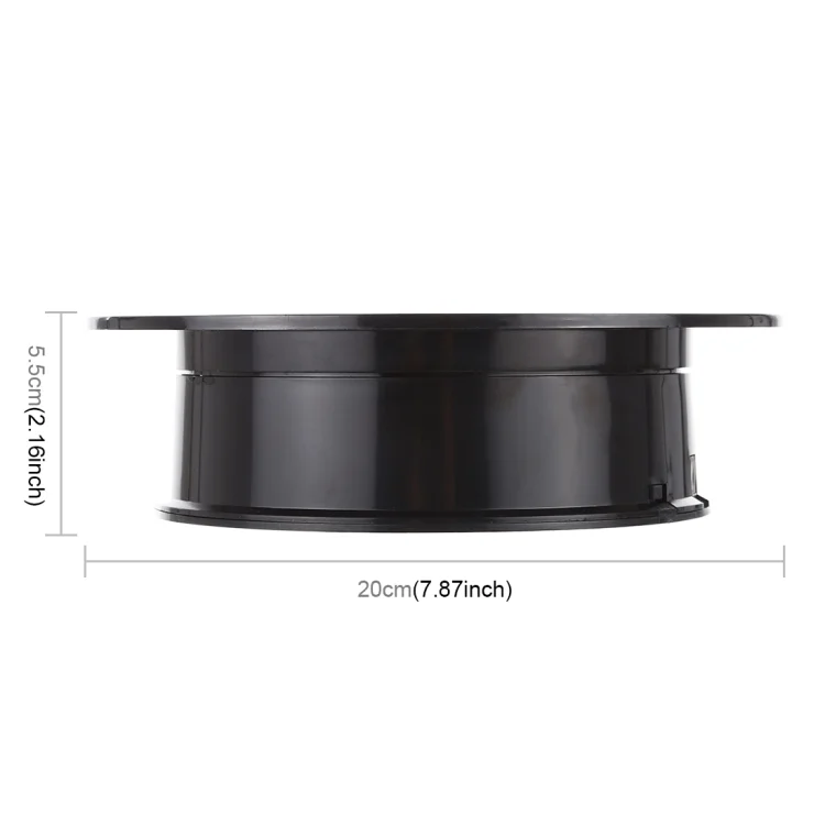 DCA0871B_4.webp 20cm 360 Degree Electric Rotating Turntable Display Stand Photography Video Shooting Props Turntable, Load 1.5kg, Powered by Battery & USB - Image 5
