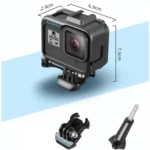 RUIGPRO for GoPro HERO8 Black Standard Border PC ABS Frame Mount Protective Case - Image 7