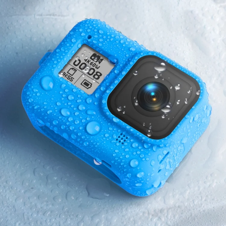 DCA0875B_2.webp Silicone Protective Case Cover with Wrist Strap for GoPro HERO8 Black - Image 3