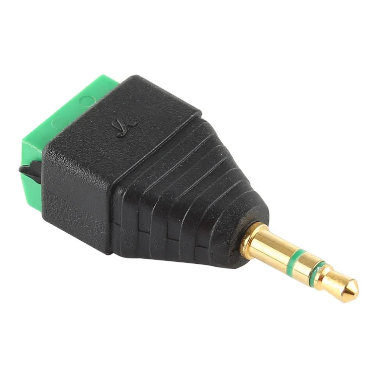 DCA0902_2.webp 3.5mm Male Plug 3 Pole 3 Pin Terminal Block Stereo Audio Connector - Image 3