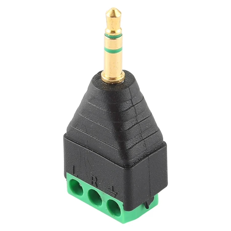 DCA0902_3.webp 3.5mm Male Plug 3 Pole 3 Pin Terminal Block Stereo Audio Connector - Image 4