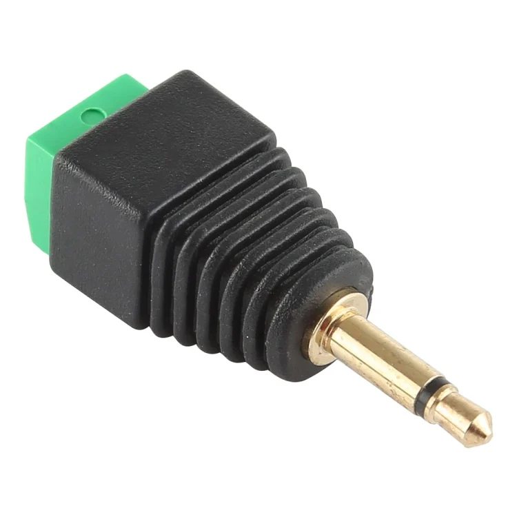 DCA0904_2.webp 3.5mm Male Plug 2 Pole 2 Pin Terminal Block Stereo Audio Connector - Image 3