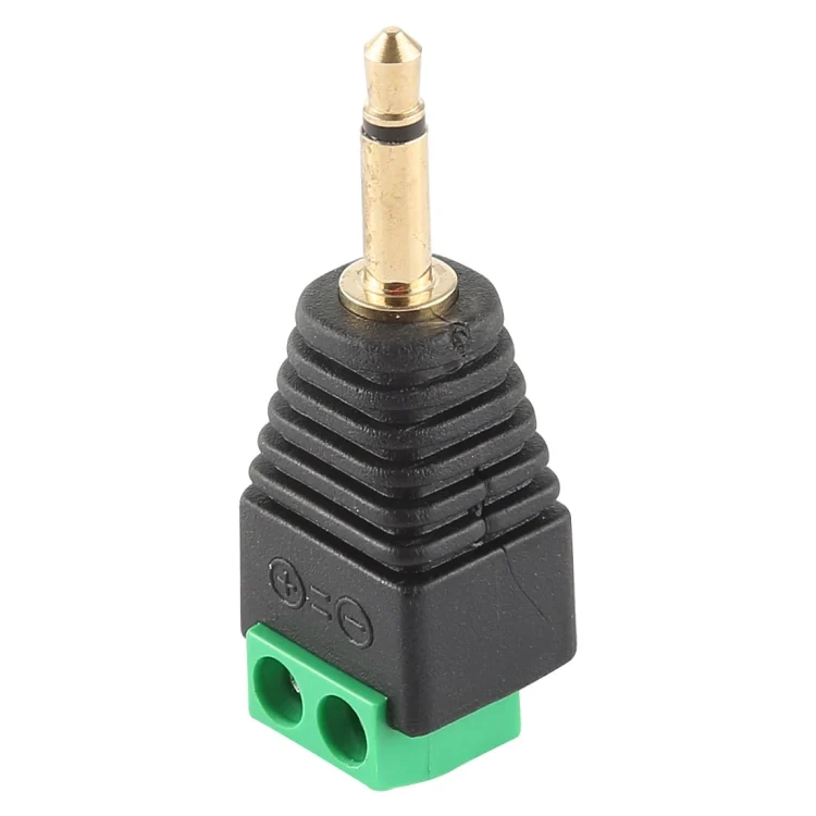 DCA0904_3.webp 3.5mm Male Plug 2 Pole 2 Pin Terminal Block Stereo Audio Connector - Image 4