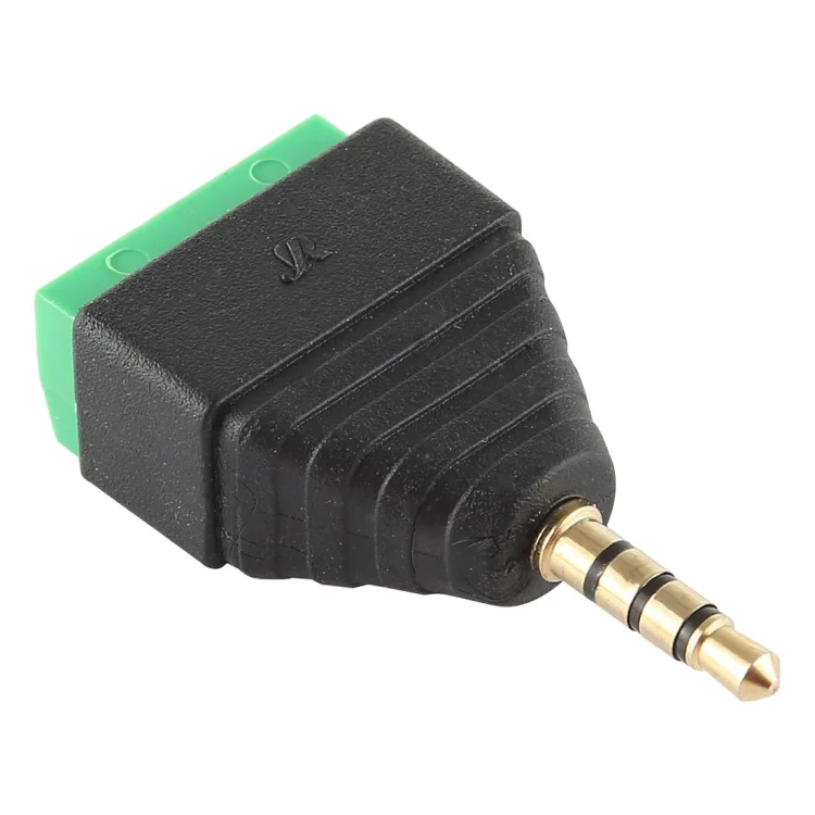 DCA0907_2.webp 3.5mm Male Plug 4 Pole 4 Pin Terminal Block Stereo Audio Connector - Image 3