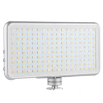 LED011S Pocket 180 LEDs Professional Vlogging Photography Video & Photo Studio Light with OLED Display & Cold Shoe Adapter Mount for Canon / Nikon DSLR Cameras - Image 2
