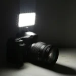 LED-013 Pocket 112 LEDs Professional Vlogging Photography Video & Photo Studio Light with OLED Display & Cold Shoe Adapter Mount for Canon / Nikon DSLR Cameras - Image 9