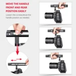 YELANGU C9-A YLG0911A Handle Video Camera Cage Stabilizer for DJI BMPCC 4K - Image 12