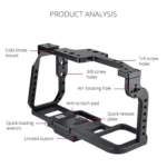 YELANGU C9 YLG0911A-A Video Camera Cage Stabilizer for DJI BMPCC 4K - Image 14