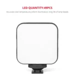 YELANGU LED01 49 LED Video Light for Camera / Video Camcorder - Image 7