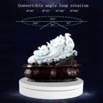 13.8cm USB Charging Smart 360 Degree Rotating Turntable Display Stand Video Shooting Props Turntable for Photography, Load 3kg - Image 12