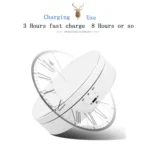 13.8cm USB Charging Smart 360 Degree Rotating Turntable Display Stand Video Shooting Props Turntable for Photography, Load 3kg - Image 3