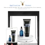 13.8cm USB Charging Smart 360 Degree Rotating Turntable Display Stand Video Shooting Props Turntable for Photography, Load 3kg - Image 8