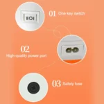 22cm Electric Rotating Turntable Display Stand Live Video Shooting Props Turntable Jewelry Shoes Display Platform, US Plug - Image 3