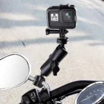 6cm Connecting Rod Fixed Motorcycle Mount Holder for GoPro, Insta360, DJI and Other Action Cameras - Image 5