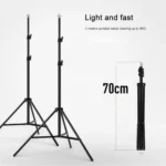 200x200cm Photo Studio Background Support Stand Backdrop Crossbar Bracket Kit - Image 4