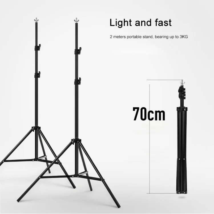 DCA0975_3.webp 200x200cm Photo Studio Background Support Stand Backdrop Crossbar Bracket Kit - Image 4
