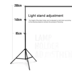 200x200cm Photo Studio Background Support Stand Backdrop Crossbar Bracket Kit - Image 5
