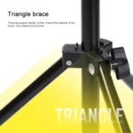 200x200cm Photo Studio Background Support Stand Backdrop Crossbar Bracket Kit - Image 7
