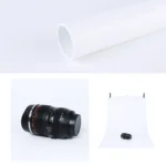 70x200cm T-Shape Photo Studio Background Support Stand Backdrop Crossbar Bracket Kit with 70x140cm Black / White PVC Backdrops - Image 3