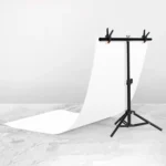 70x75cm T-Shape Photo Studio Background Support Stand Backdrop Crossbar Bracket Kit with Clips, No Backdrop