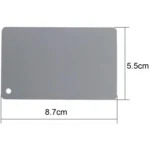 3 in 1 Black White Gray Balance Card / Digital Gray Card with Strap, Works with Any Digital Camera, File Form: RAW and JPEG, Size: 8.7cm x 5.5cm - Image 4