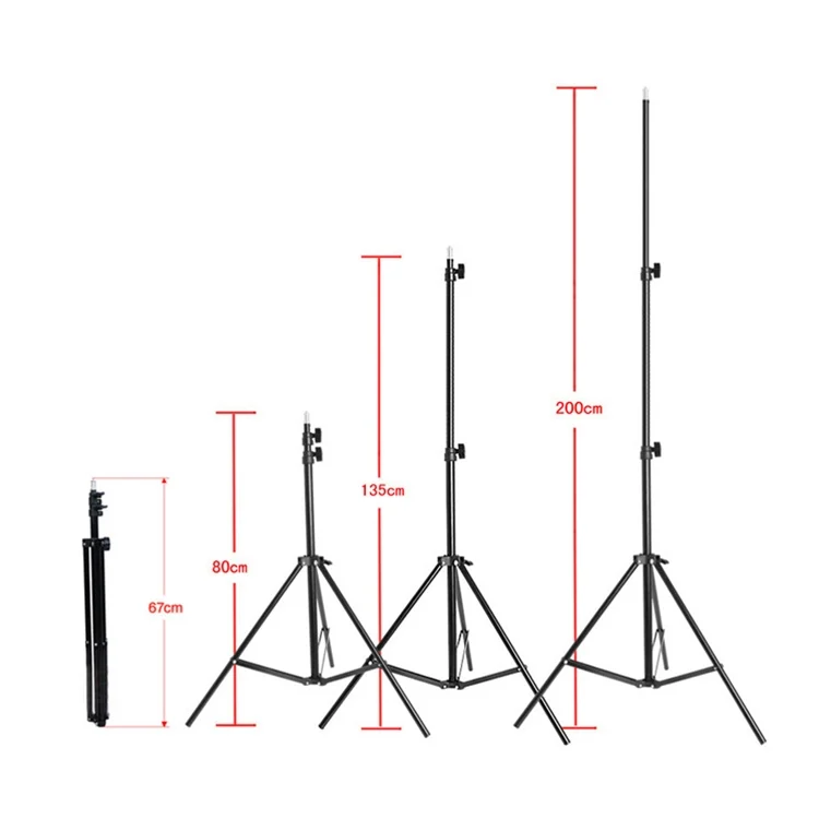 DCA0991_3.webp 50x70cm Single Light Softbox + 2m Photography Lighting Tripod Mount Stand + Arm Jib Crossbar Bracket Studio Flash Light Set - Image 4