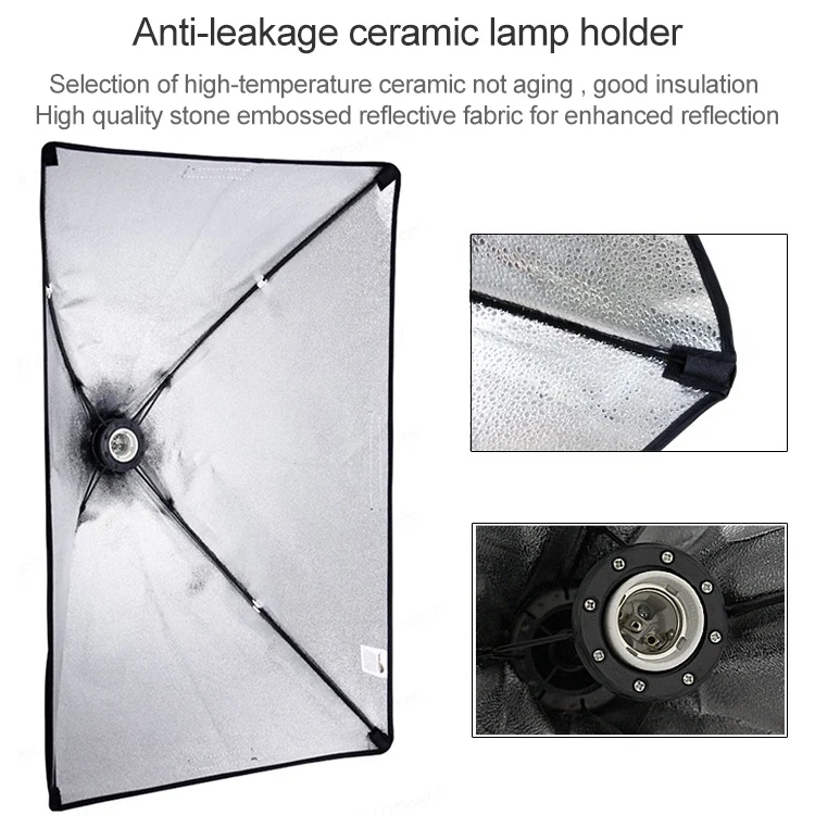 DCA0991_6.webp 50x70cm Single Light Softbox + 2m Photography Lighting Tripod Mount Stand + Arm Jib Crossbar Bracket Studio Flash Light Set - Image 7