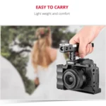 YELANGU C14 YLG0714A Video Camera Cage Stabilizer with Handle for Canon EOS M50 - Image 17