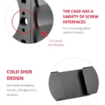 YELANGU C14-A YLG0714A-A Video Camera Cage Stabilizer for Canon EOS M50 - Image 12