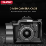 YELANGU C14-A YLG0714A-A Video Camera Cage Stabilizer for Canon EOS M50 - Image 7