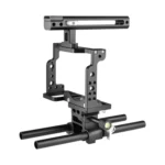 YELANGU C15 YLG0711A Video Camera Cage Stabilizer with Handle & Rail Rod for Nikon Z6 / Z7 - Image 2