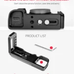 YELANGU YLG0715A 1/4 inch Vertical Shoot Quick Release L Plate Bracket Base Holder for Sony A6300 / A6000 / A6100 / A6400 / A6500 - Image 16