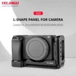 YELANGU YLG0715A 1/4 inch Vertical Shoot Quick Release L Plate Bracket Base Holder for Sony A6300 / A6000 / A6100 / A6400 / A6500 - Image 4