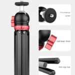 YELANGU T1 YLG1202A Pocket Mini Metal Desktop Tripod Mount with 360 Degree Ball Head for DSLR & Digital Cameras - Image 14