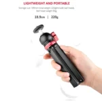 YELANGU T1 YLG1202A Pocket Mini Metal Desktop Tripod Mount with 360 Degree Ball Head for DSLR & Digital Cameras - Image 8