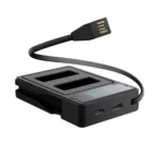 LCD Screen Dual Batteries Charger with Displays Charging Capacity for GoPro HERO9 Black / HERO10 Black - Image 2