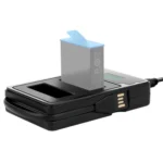 LCD Screen Dual Batteries Charger with Displays Charging Capacity for GoPro HERO9 Black / HERO10 Black - Image 4