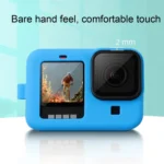 For GoPro HERO10 Black / HERO9 Black Silicone Protective Case Cover with Wrist Strap & Lens Cover - Image 4
