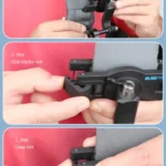 RUIGPRO 360 Degree Rotating Quick Release Strap Mount Shoulder Backpack Mount for GoPro, Insta360, DJI and Other Action Cameras - Image 9