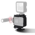 For GoPro HERO10 Black / HERO9 Black Plastic Frame Mount Protective Case with Base Buckle & Long Screw - Image 4